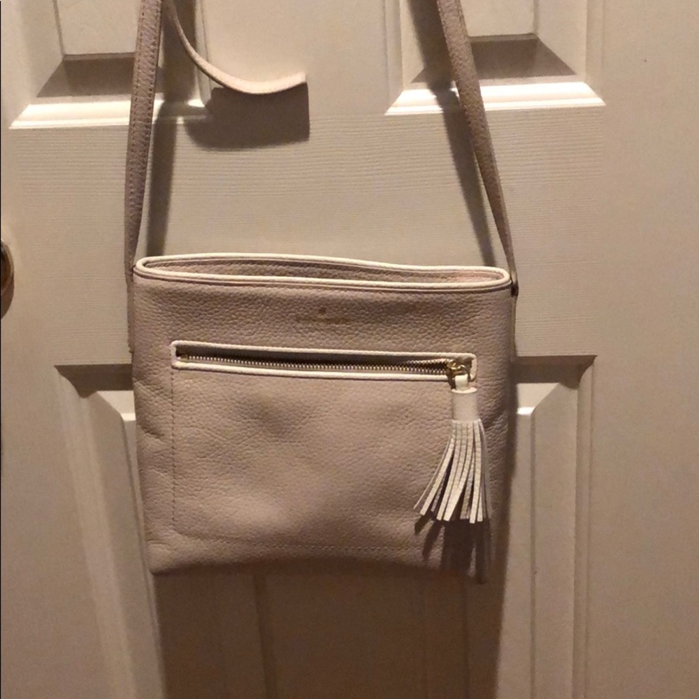 Kate spade taupe shoulder crossbody
